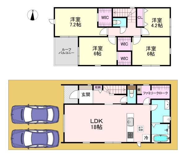 橿原市新口町2期 1号棟 新築戸建