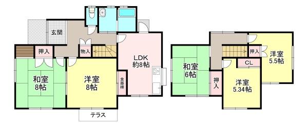 北葛城郡王寺町太子3丁目 中古戸建