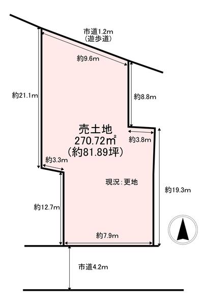 桜井市大字谷の売土地