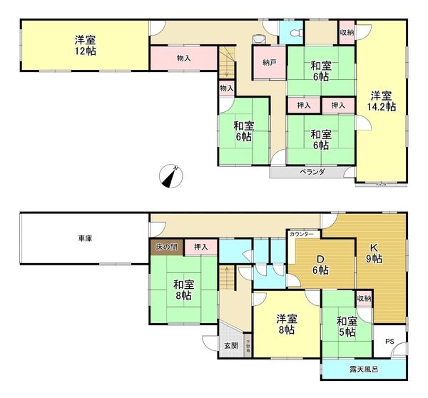 北葛城郡上牧町服部台1丁目　中古戸建