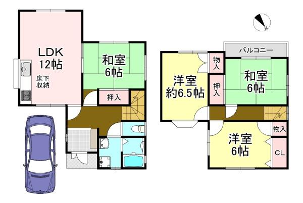 香芝市上中の中古一戸建て