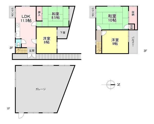 葛城市太田　中古戸建