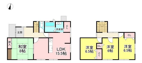 五條市田園３丁目の中古一戸建
