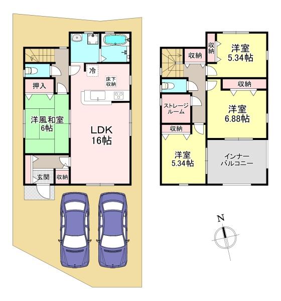 桜井市金屋6期　2号棟　新築戸建