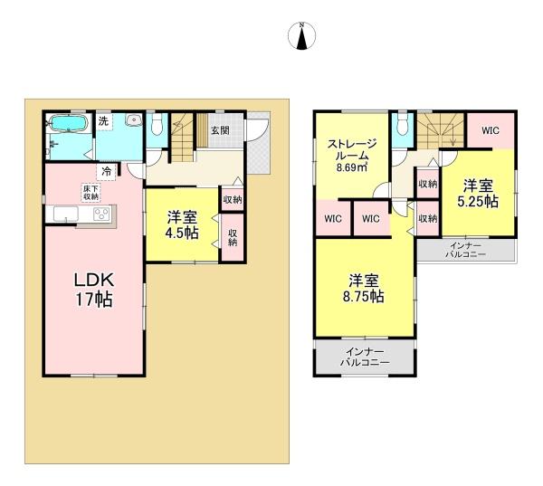 御所市南十三２期　４号棟　新築戸建