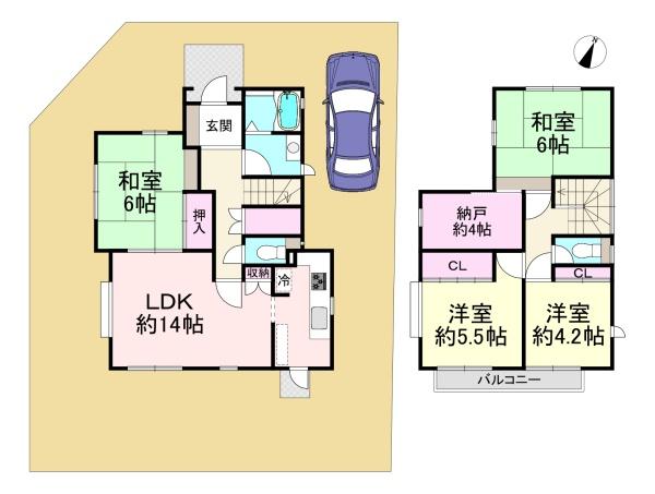 宇陀市榛原ひのき坂2丁目　中古戸建