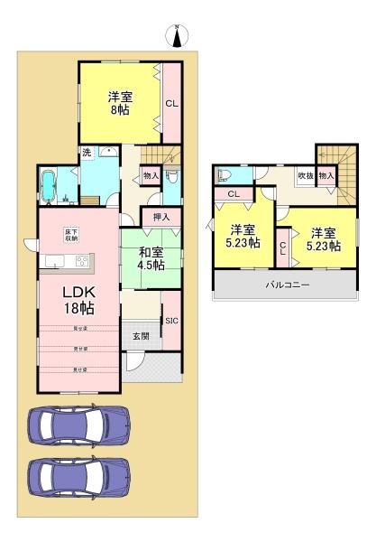北葛城郡広陵町大字南郷　３号棟　新築戸建