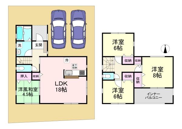 天理市前栽町5期　3号棟　新築戸建