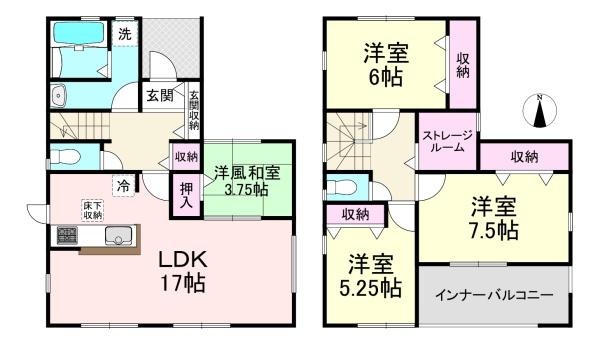 桜井市大豆越6期　4号棟　新築戸建