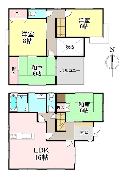 北葛城郡河合町大字穴闇　中古戸建