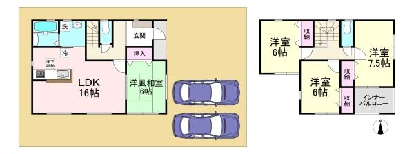 橿原市新口町第7　3号棟　新築戸建
