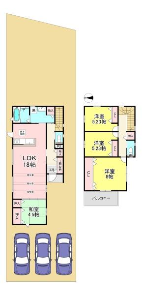 大和高田市西三倉堂１丁目の新築一戸建