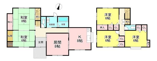 五條市田園１丁目　中古戸建
