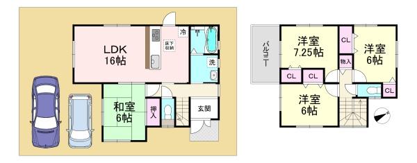天理市小路町　中古戸建