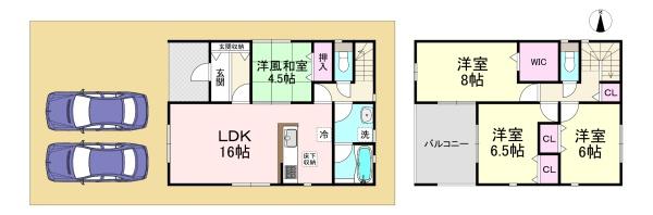 橿原市新口町第2　4号棟　新築戸建
