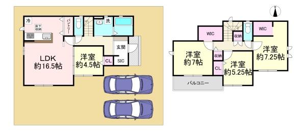 桜井市大福　3号棟　新築戸建