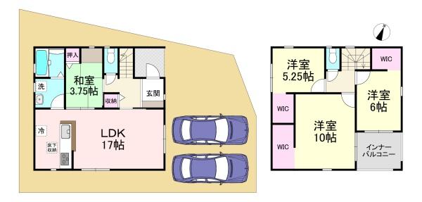 三宅町屏風2期　1号棟　新築戸建