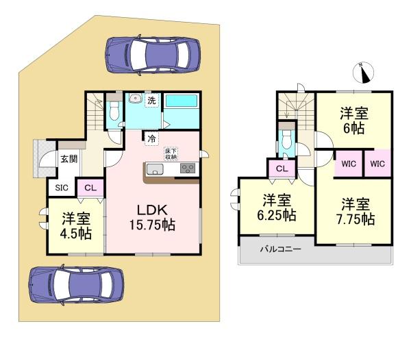 桜井市金屋　1号棟　新築戸建