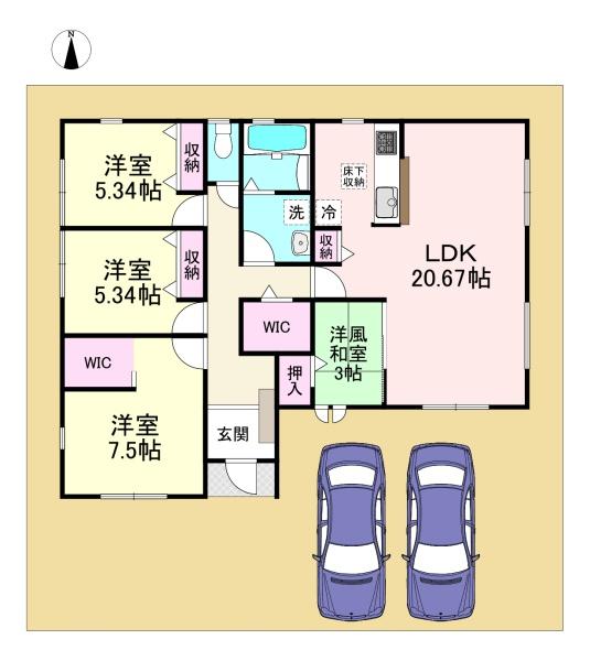 田原本町黒田3期　2号棟　新築戸建
