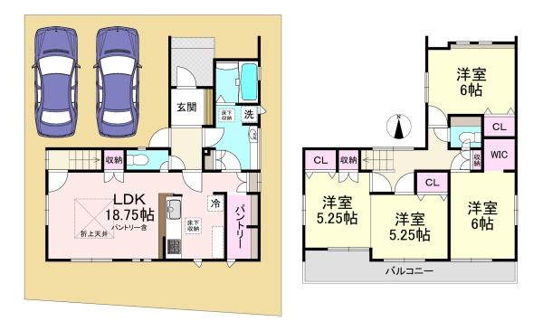 天理市前栽町　3号棟　新築戸建