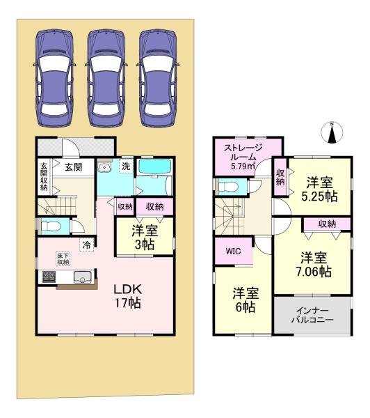 天理市別所町　1号棟　新築戸建