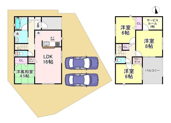 桜井市粟殿第4　2号棟　新築戸建