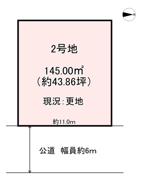 桜井市大字外山　2号地　売土地