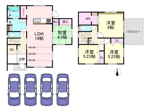 橿原市雲梯町　2号地　新築戸建