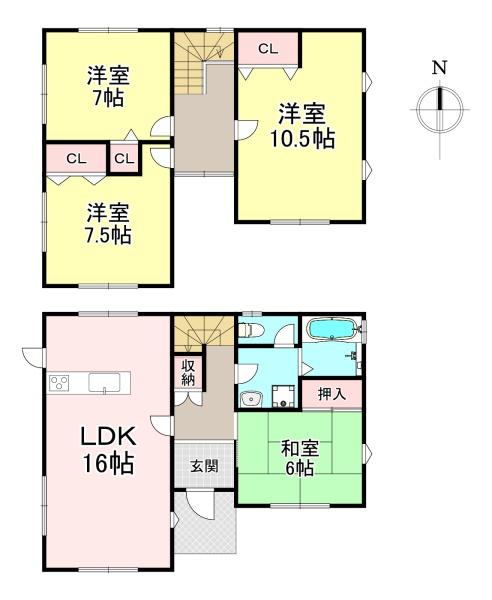 香芝市磯壁3丁目　中古戸建
