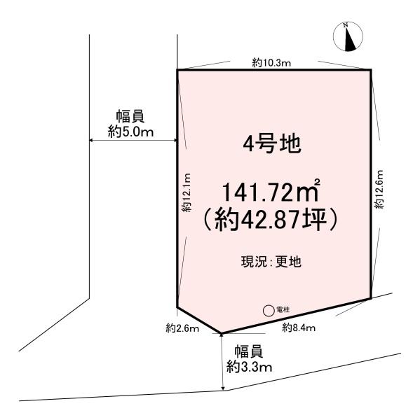 桜井市粟殿13期　4号地　売土地