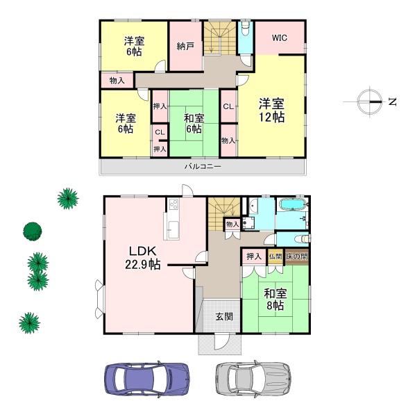 香芝市旭ケ丘４丁目の中古一戸建て