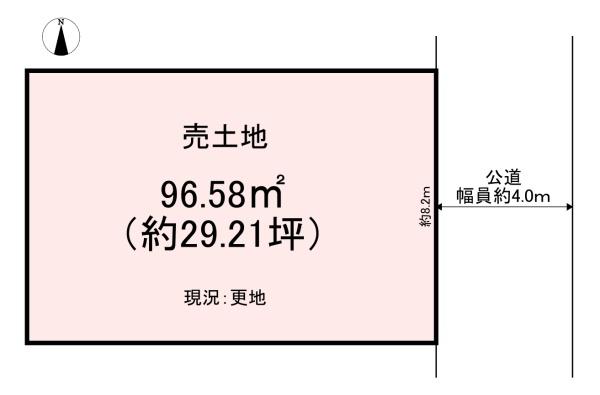 橿原市新賀町の土地