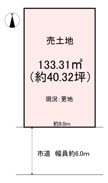 橿原市菖蒲町3丁目　売土地