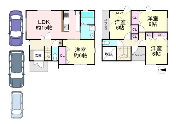 橿原市中町の中古一戸建て