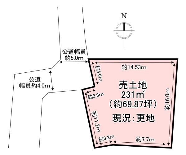 北葛城郡王寺町畠田３丁目の土地