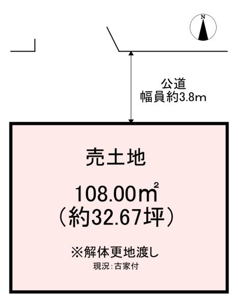桜井市大字粟殿　売土地