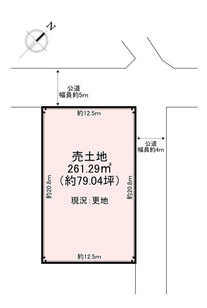 北葛城郡広陵町馬見北2丁目　売土地