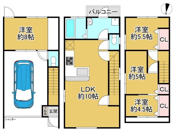 堺市中区深井中町の中古一戸建