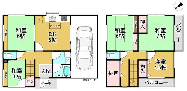 高石市羽衣５丁目の中古一戸建て