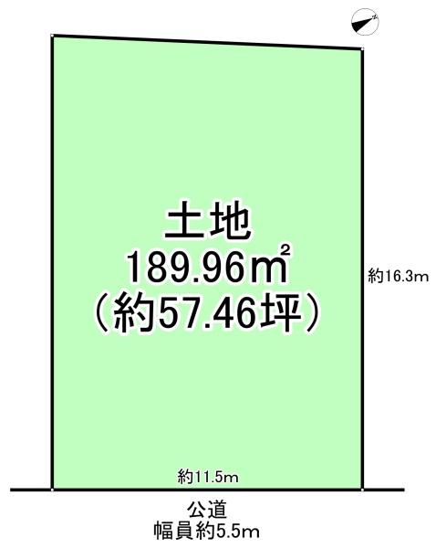 堺市美原区さつき野西１丁目の売土地