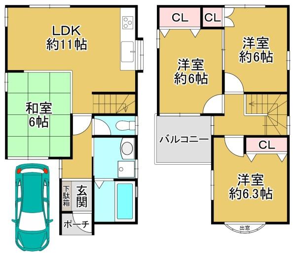 堺市中区東山の中古一戸建