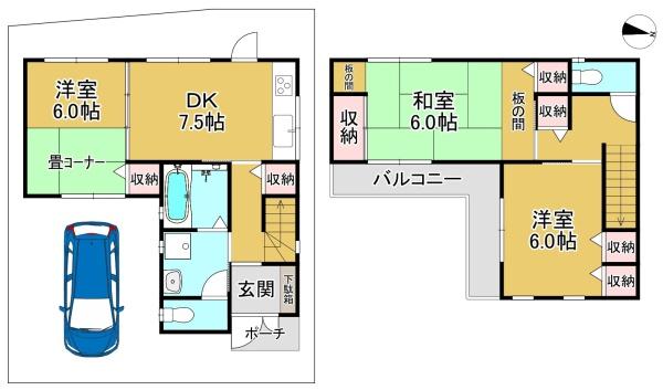 堺市西区鳳西町１丁の中古一戸建
