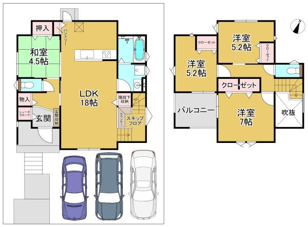 堺市南区逆瀬川の中古一戸建