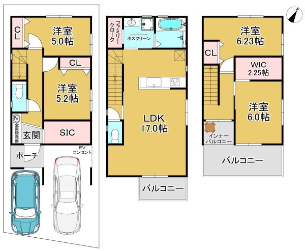 堺市西区神野町１丁の新築一戸建