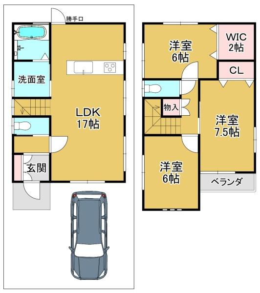 堺市北区百舌鳥梅町１丁の中古一戸建