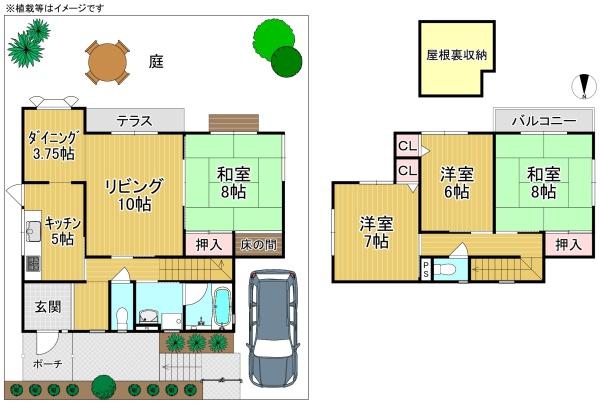 堺市南区城山台４丁の中古一戸建