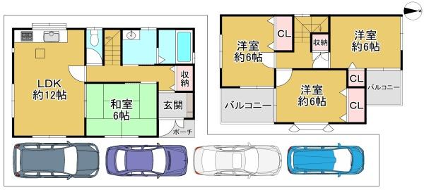 松原市三宅中４丁目の中古一戸建
