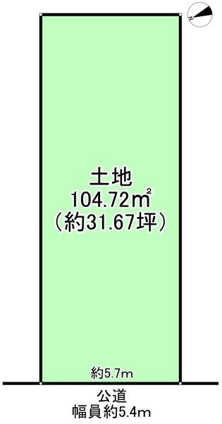 堺市堺区北向陽町２丁の売土地