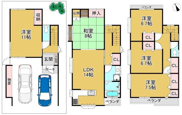 堺市堺区出島町１丁の中古一戸建