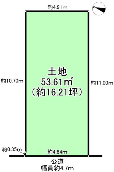 堺市北区蔵前町１丁の売土地